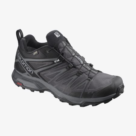 Scarpe Trekking Salomon X ULTRA 3 WIDE GORE-TEX Uomo Nere IT 5-Z08